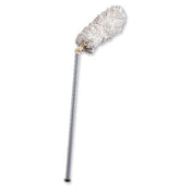 Rubbermaid FGT12000GY00 Overhead Dusting Tool Angled Launderable Head 51"L Extension Handle
