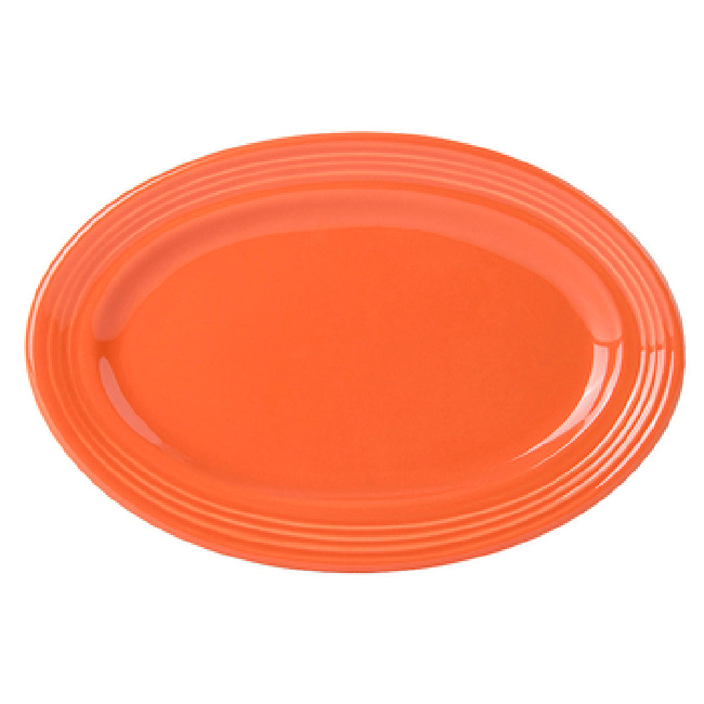 Tuxton CPH-096 Platter 9-3/4" X 6-1/2" Oval