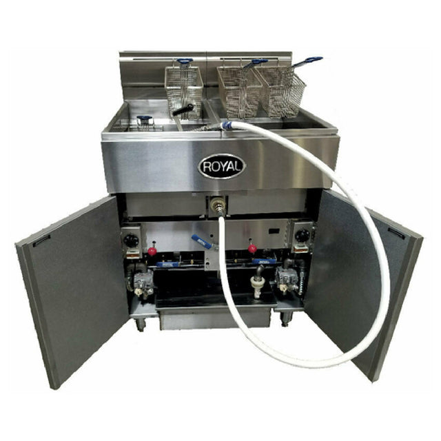Royal Range Of California RFT-50-2-DM2_LP Multivat Fryer Battery Gas Floor Model
