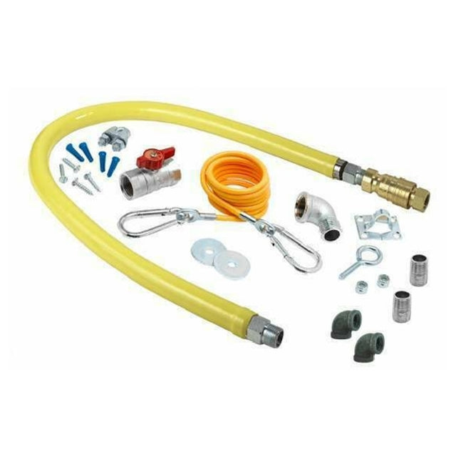 T&S Brass HG-4C-60K-FF Safe-T-Link Gas Connector Hose 1/2" Connection 60" Hose