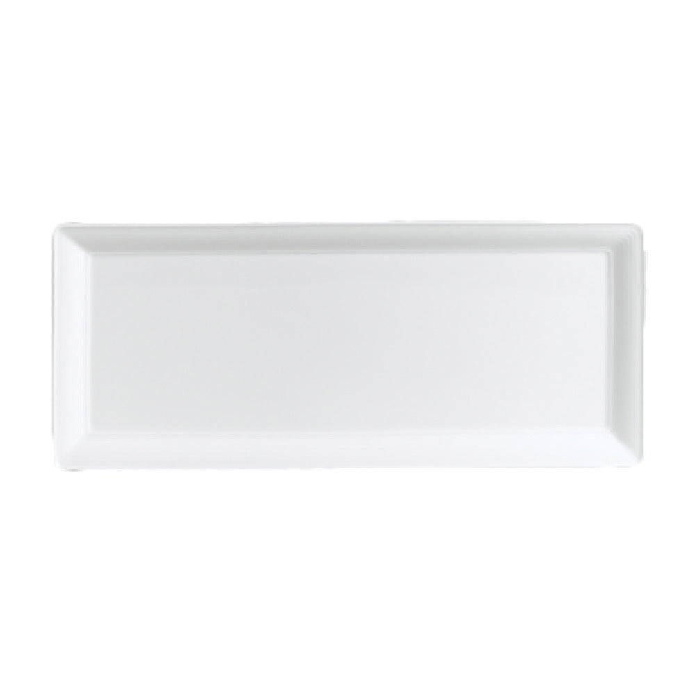 Steelite 6300P101 Rectangular Tray Embossed 14.0" X 6.25"Aura Rene Ozorio