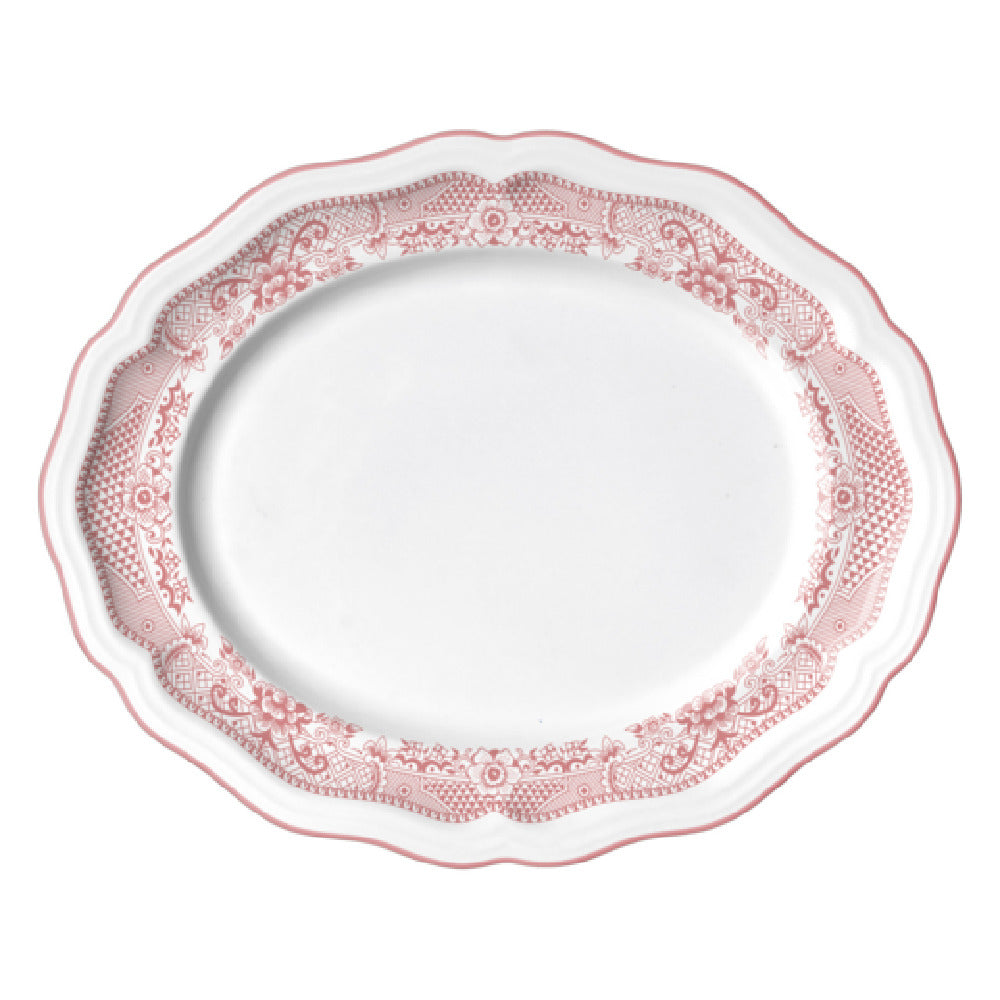 Steelite 62564FP817 Oval Platter 13.0" X 10.5" X 1.0" Adelina