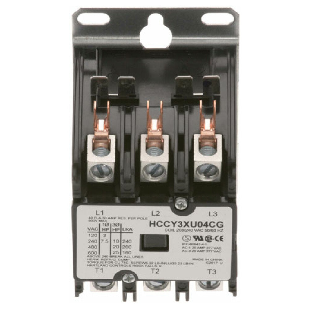 Market Forge 1302730 Contactor 3p 40/50a 208/240v