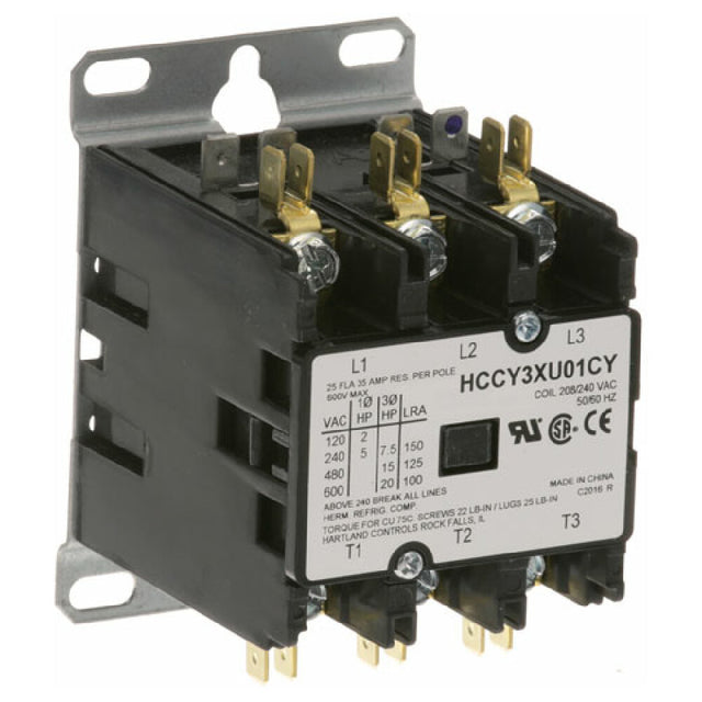 Cleveland KE603902-2 Contactor 3p 25/35a 208/240v