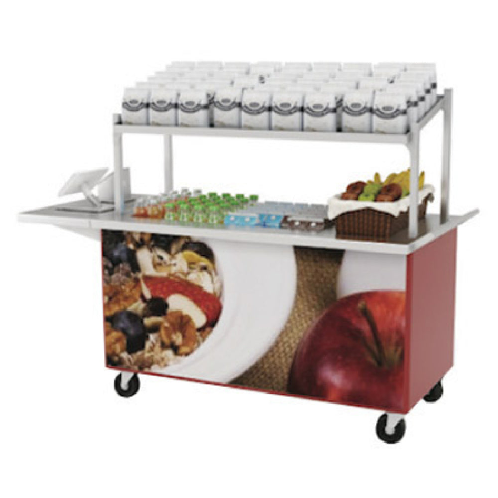 Low Temp Industries SC-60 Streamline Cart 60-3/8"W X 30"W X 34"H 14 Gauge Stainless Steel Top