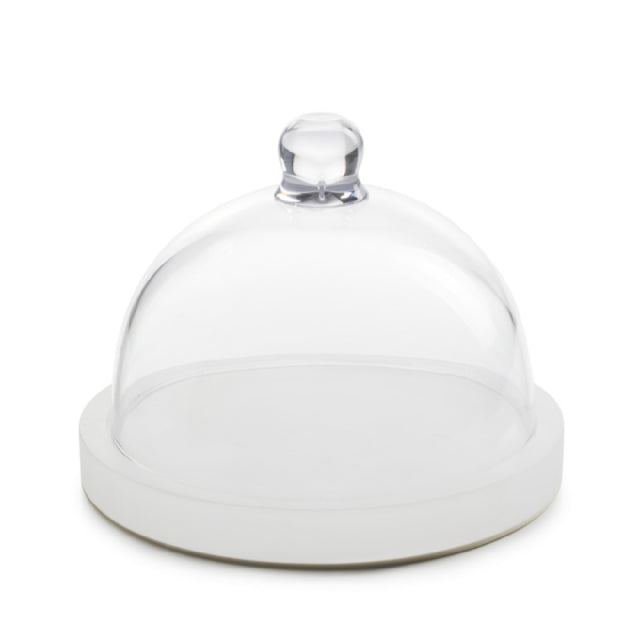 Revol 661517 MEALPLAK PODIUM B&B PLATE WITH DOME WHITE Nacryl White