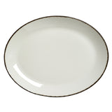 Steelite 17560142 Oval Coupe Platter 12.0" X 9.375"Dapple Charcoal