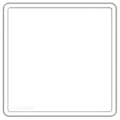 Drinique REU-MB-LID-CLR-12 Reuseme Mini Bento Box Lid In Clear 6.7" W X 6.7" D X 1/4" H