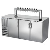 Beverage Air DD78HC-1-S-12T - Draft Beer Cooler, 79"W, 28-3/16"D