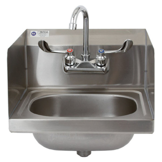 Royal ROY HSW 15 SP - Hand Sink, Wall Mounted, 10" X 12-3/4" X 6"D Bowl Size