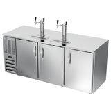 Beverage Air DD78HC-S - Draft Beer Cooler, 78"W X 30-3/8"D X 49-5/16"H, 26.131 Cu. Ft.