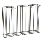 Hubert 76627 - Cup & Lid Dispenser/Rack, 4-compartment, 20-1/2" X 5" X 16"H