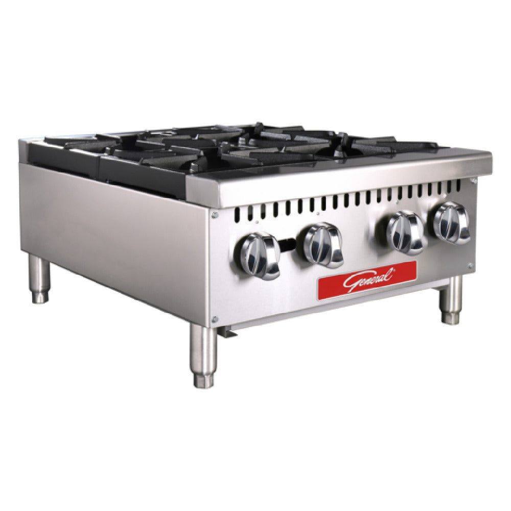 General GCHP-24-4NGS - General Hot Plate, Countertop, Gas