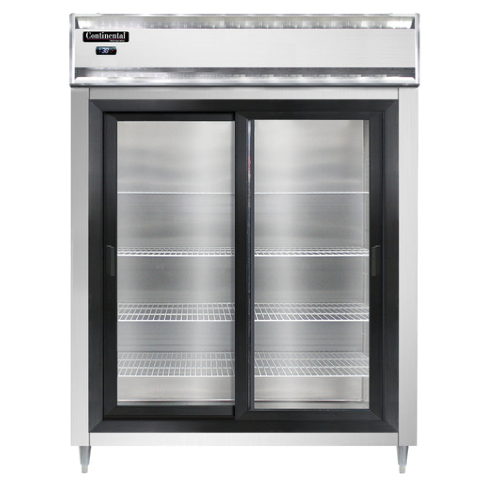 Continental Refrigerator D2RENSSSGD Designer Line Wide Refrigerator Reach-in 57"W