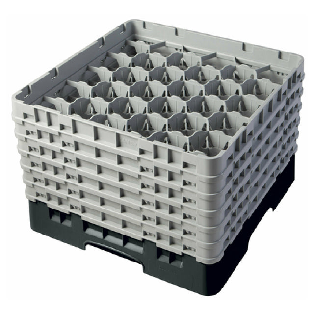 Cambro 30S1114110 Camrack® Glass Rack With (6) Soft Gray Extenders Full Size
