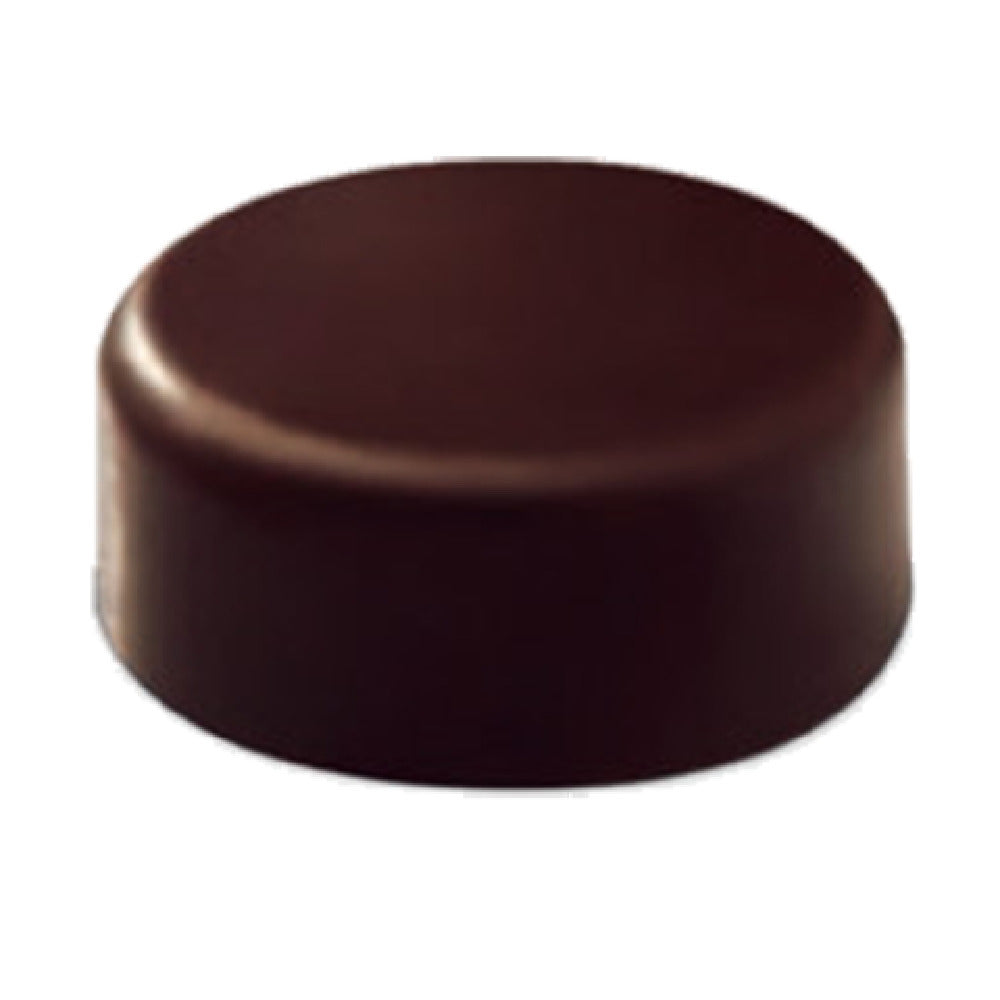 JB Prince K607 Chocolate Mold (21) Smooth Round 1-1/8" Dia. X 9/16"H