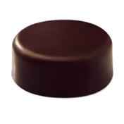 JB Prince K607 Chocolate Mold (21) Smooth Round 1-1/8" Dia. X 9/16"H