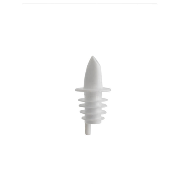 CAC China LQPR-P2WT Liquor Pourer Plastic White