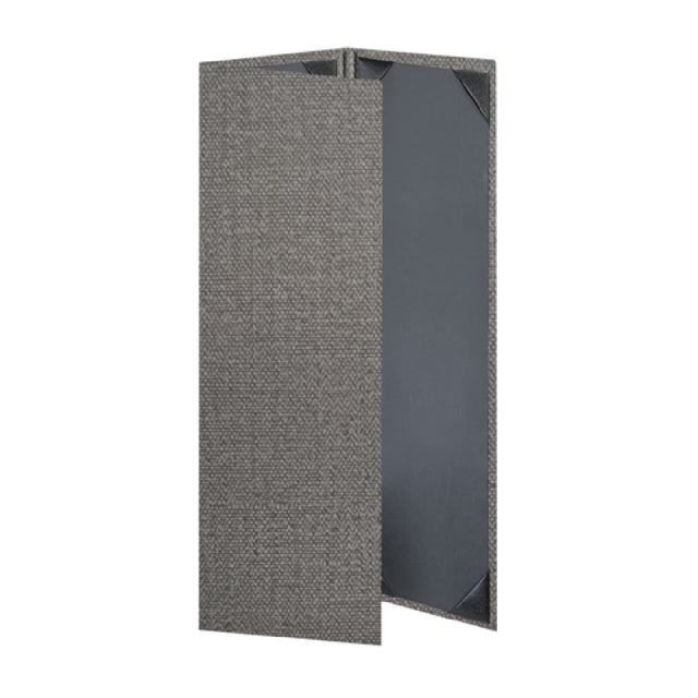 Risch MILAN-3V 4.25X14 Milan Hardback Simulated Woven Vinyl Menu Cover (specify Color)