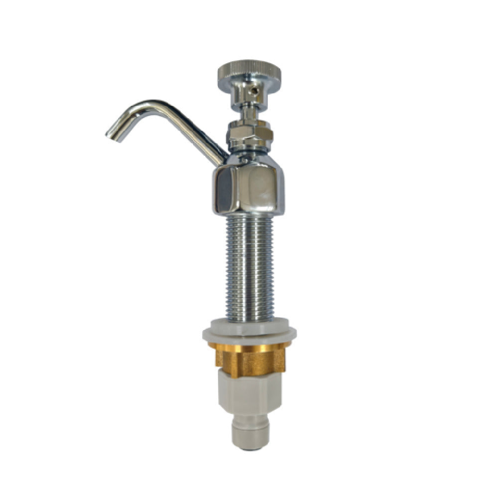 NBR Equipment P3D1DW Dipper Well Faucet Brass Chrome-plated 1/2" NPS Male