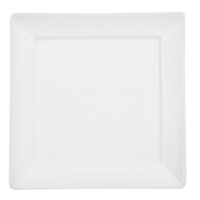 CAC China F-SQ14 Paris-French Plate 14"L X 14"W X 1"H Square