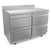 Fagor Refrigeration FWR-48-D4-N 19086754 Worktop Refrigerator 48-3/8"W Two-section