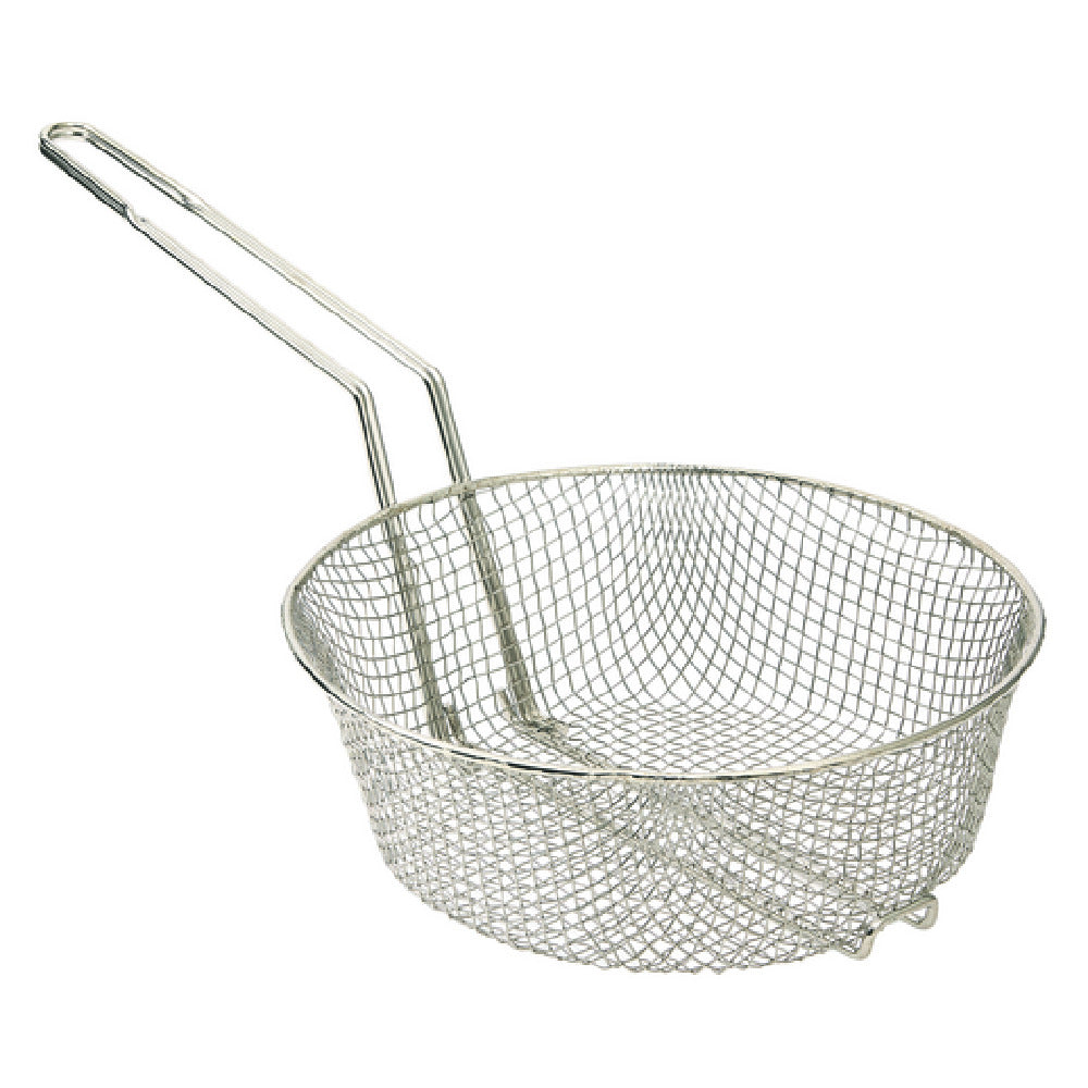 Hubert 155862 - Kratos Medium Mesh Basket, 10" Dia., Nickel Plated Wire