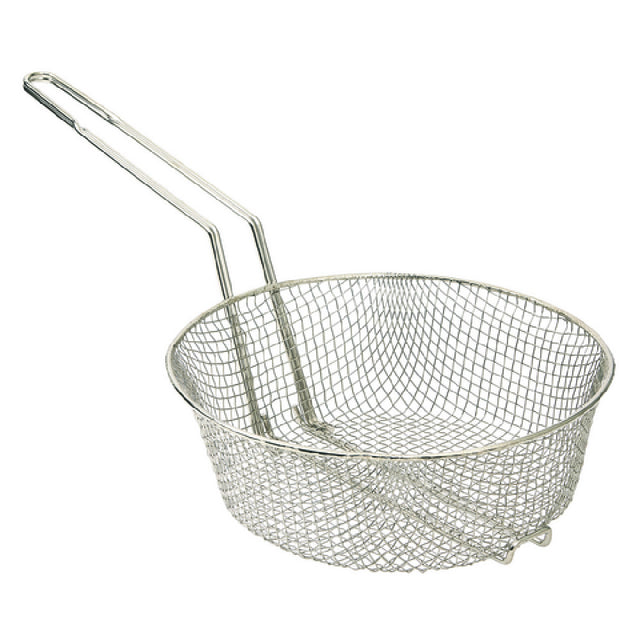 Hubert 155862 - Kratos Medium Mesh Basket, 10" Dia., Nickel Plated Wire