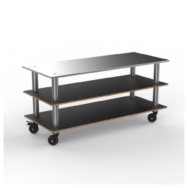 Steelite MGCMLA05MSXH - Modular Large Pro Unit Ss Top Marble Brushed Stainless Steel