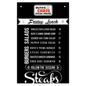 Risch TALKERSTREET PRINT REPLACEMENTS Replacement Street Talker Chalk Boards 18" X 28"H Custom Printed Boards With Customer's Artwork