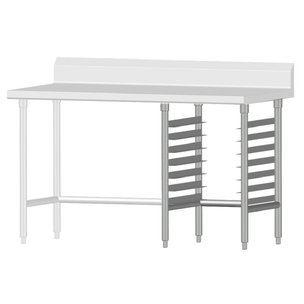 SPG TAC-PS1 - Universal Stainless Stainless Steel Pan Rack Slides- One Set