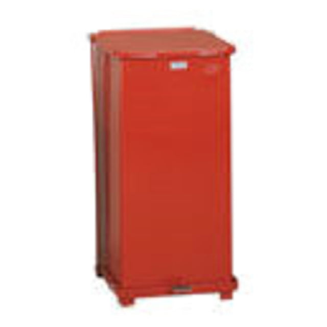 Rubbermaid FGST24EPLRD The Defenders® Step Can 15" Sq X 30" H 13 Gallon