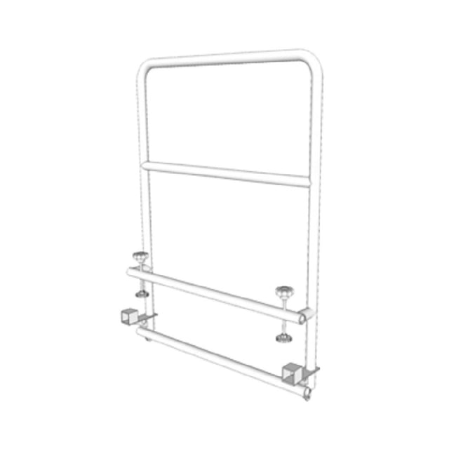 Forbes Industries 4180-3 Guard Rail 3'L X 42"H Round Steel Tube