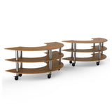 Steelite MGCMSA04BSXW - W Station, 163.0" X 41.0" X 35.0", Modular