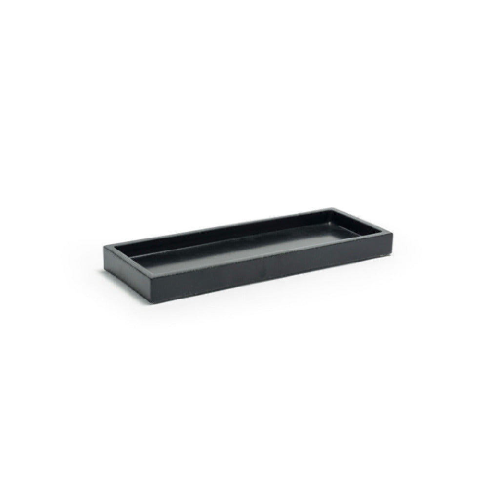 FOH RTR010BKR12 Amenity Tray 11.75"W X 4.5"D X 1"H Rectangular
