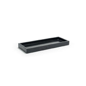 FOH RTR010BKR12 Amenity Tray 11.75"W X 4.5"D X 1"H Rectangular