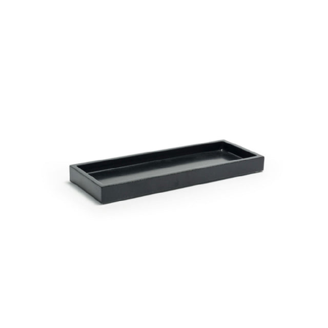 FOH RTR010BKR12 Amenity Tray 11.75"W X 4.5"D X 1"H Rectangular