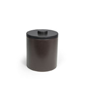 FOH RIB028BRL21 3.5qt Round London Ice Bucket Brown With Black Lid Includes One RIB017BRL21-BTM 3.5qt Round London Ice Bucket Base Brown