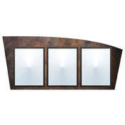 Hubert 79361 - Menu Board, 3-pocket, Wall-mount