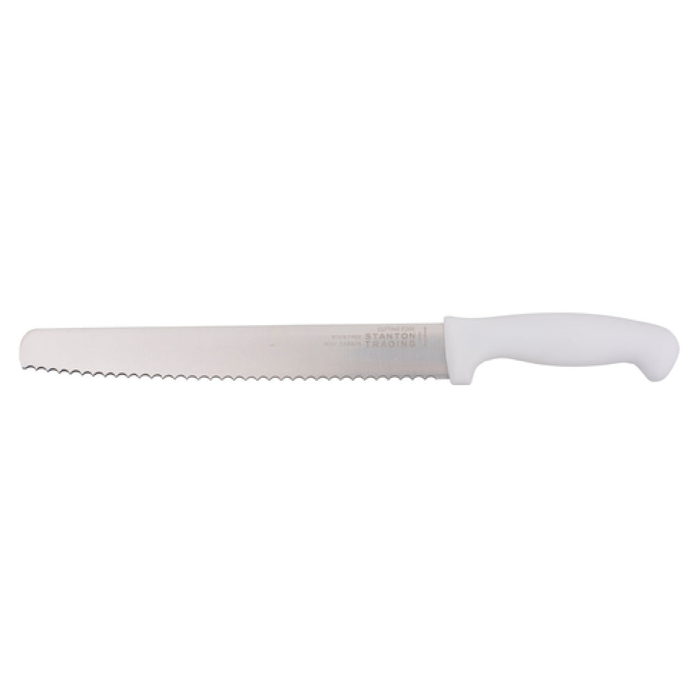 Stanton Trading KNV-SLCSER10-WH Cutting Edge Slicer Knife 10" Serrated Edge