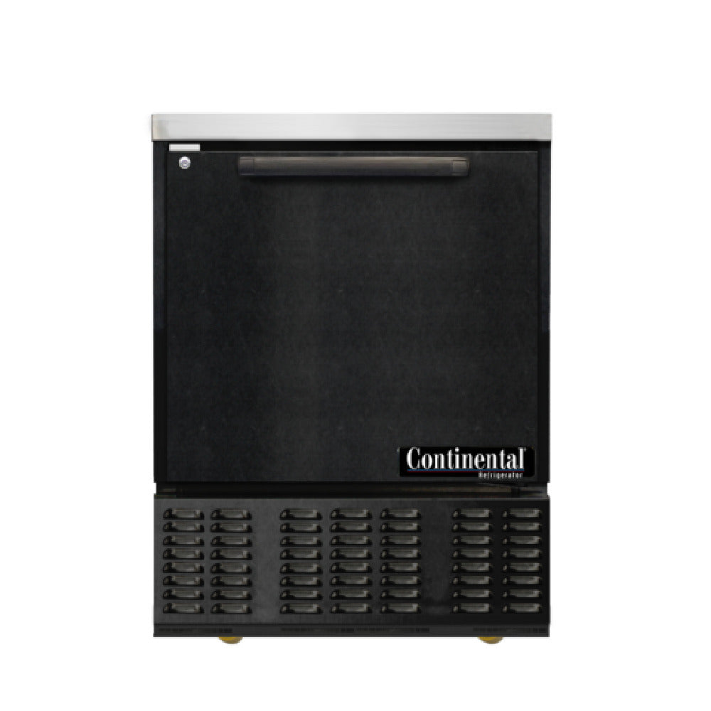 Continental Refrigerator UC24N-B Undercounter Refrigerator 24" W 4.1 Cu. Ft. Capacity
