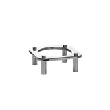 FOH BRI016BSS18 Smart Buffet Ware® Domino Stand 9.75" Square Stainless Steel