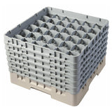 Cambro 36S1114184 Camrack® Glass Rack With (6) Soft Gray Extenders Full Size