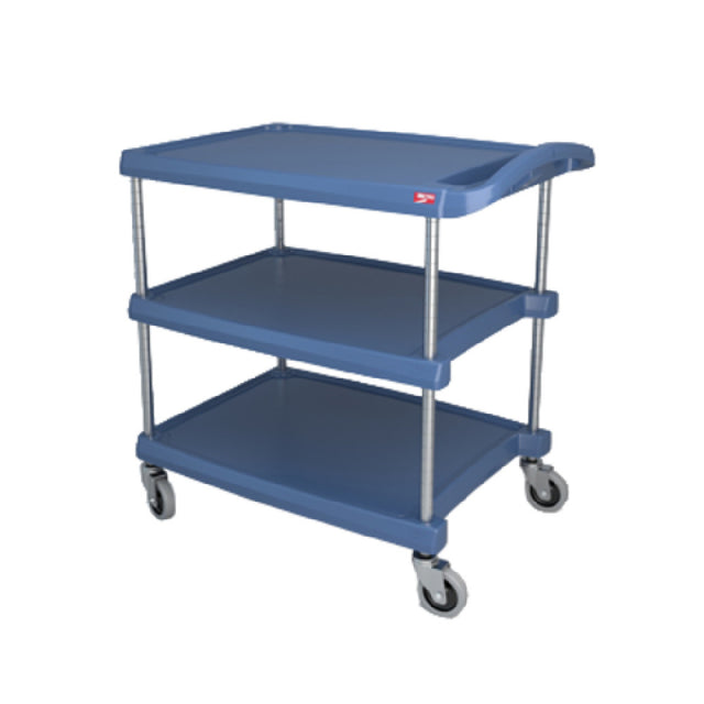 Metro MY2030-34BU Quick Ship MyCart™ Series Utility Cart (3) Shelves Open Base