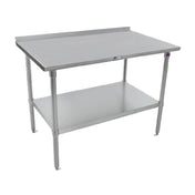 John Boos ST6R1.5-3060SSW Work Table 60"W X 30"D 16/300 Stainless Steel Top With 1-1/2"H Rear Up-turn