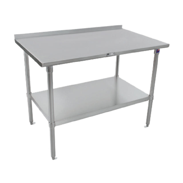 John Boos ST6R1.5-3060SSW Work Table 60"W X 30"D 16/300 Stainless Steel Top With 1-1/2"H Rear Up-turn