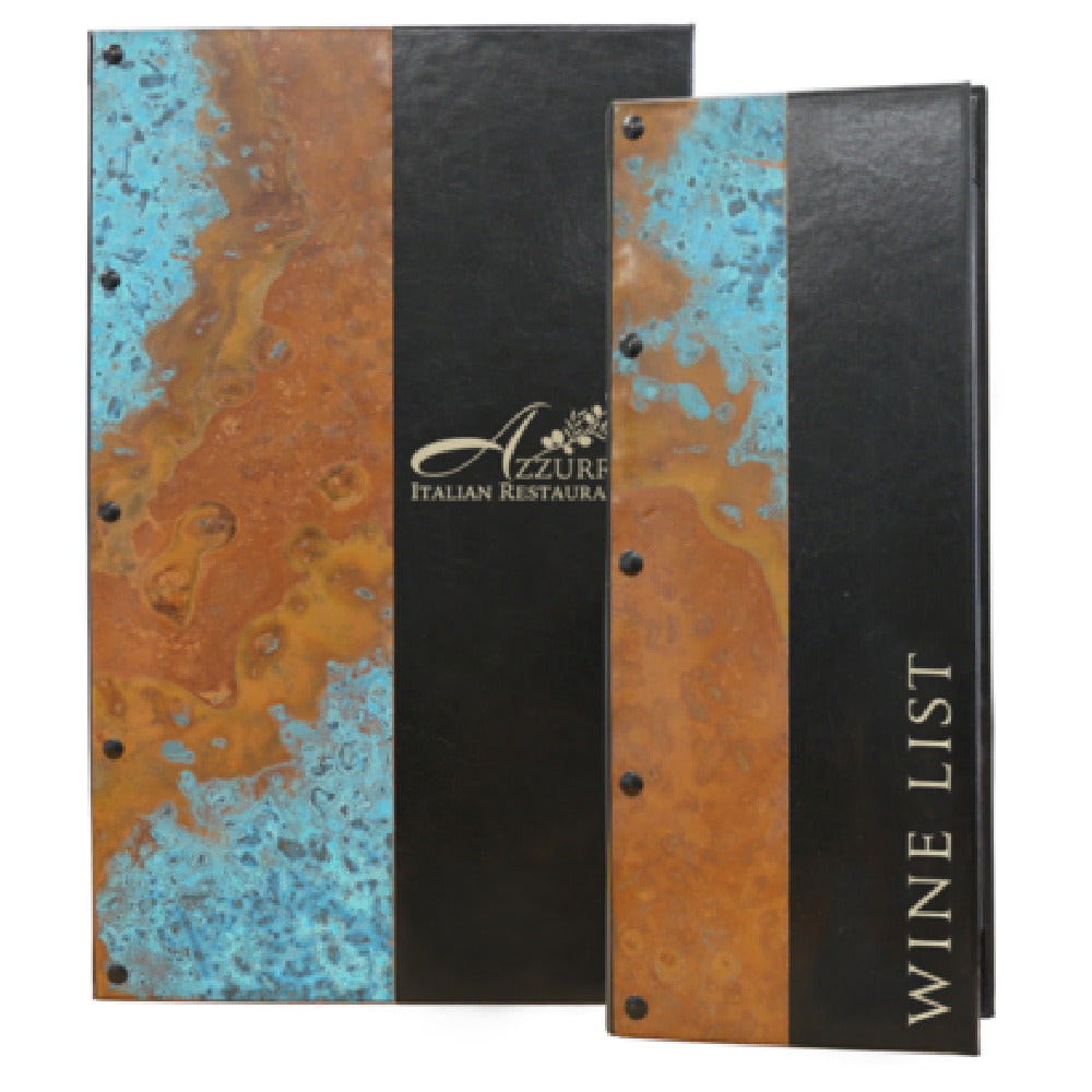 Risch VENETIAN-3V 8.5X14 Venetian Menu Cover 8-1/2" X 14" Fold-out