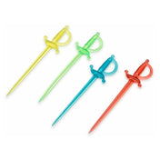 Royal RSWP - Sword Picks, 3", Mixed Colors