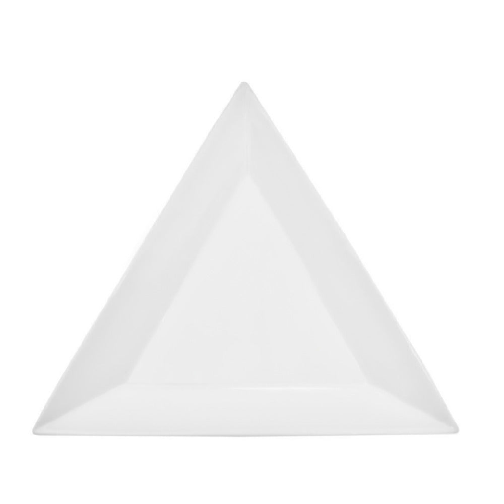 CAC China TUP-25 Triumph Plate 14"L X 14"W X 1-3/8"H Triangular