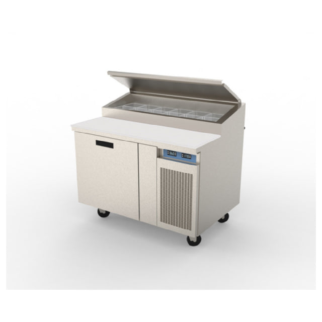 Randell 8148N-290-PCB Refrigerated Raised Rail Prep Table One-section 48" W